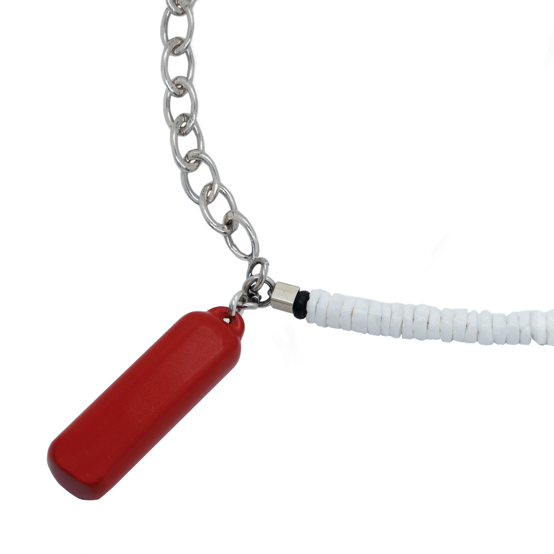 Whistle Cinnabar Necklace - Yukimoto