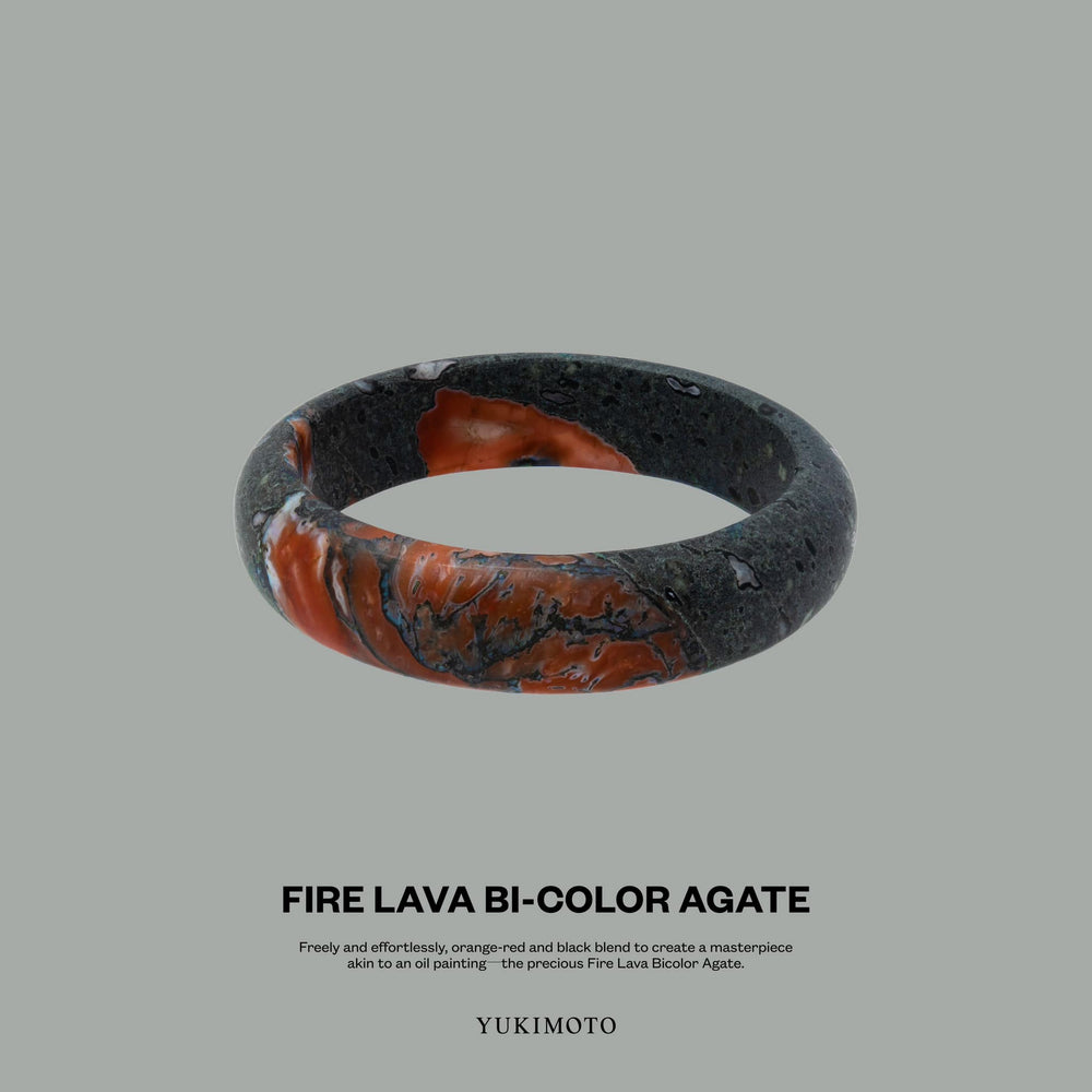 Discover the Magic of the Mexican Fire Lava Bicolor Agate Collection