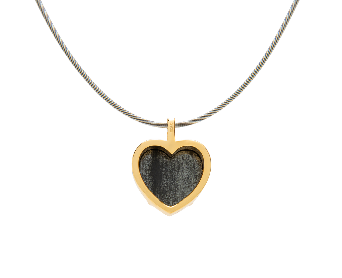 Aegirine Heart Pendant