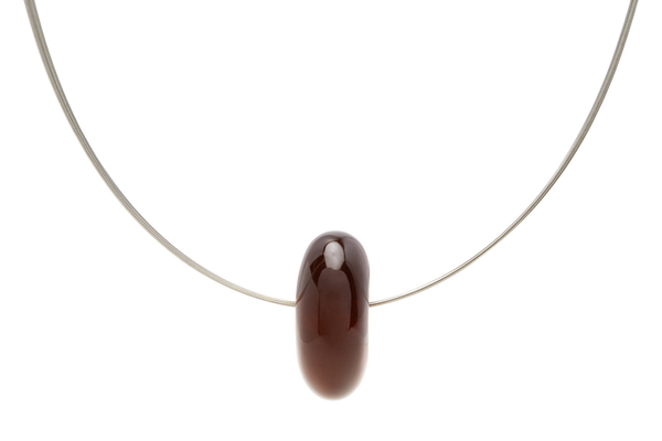 Burmese Amber Donut Necklace