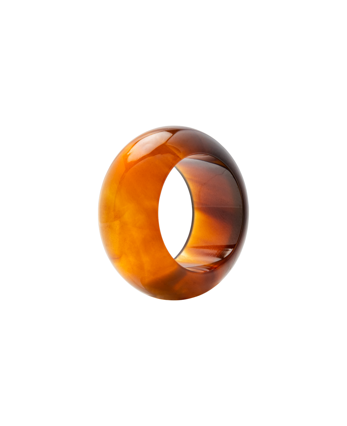 Burmese Amber Chunky Ring