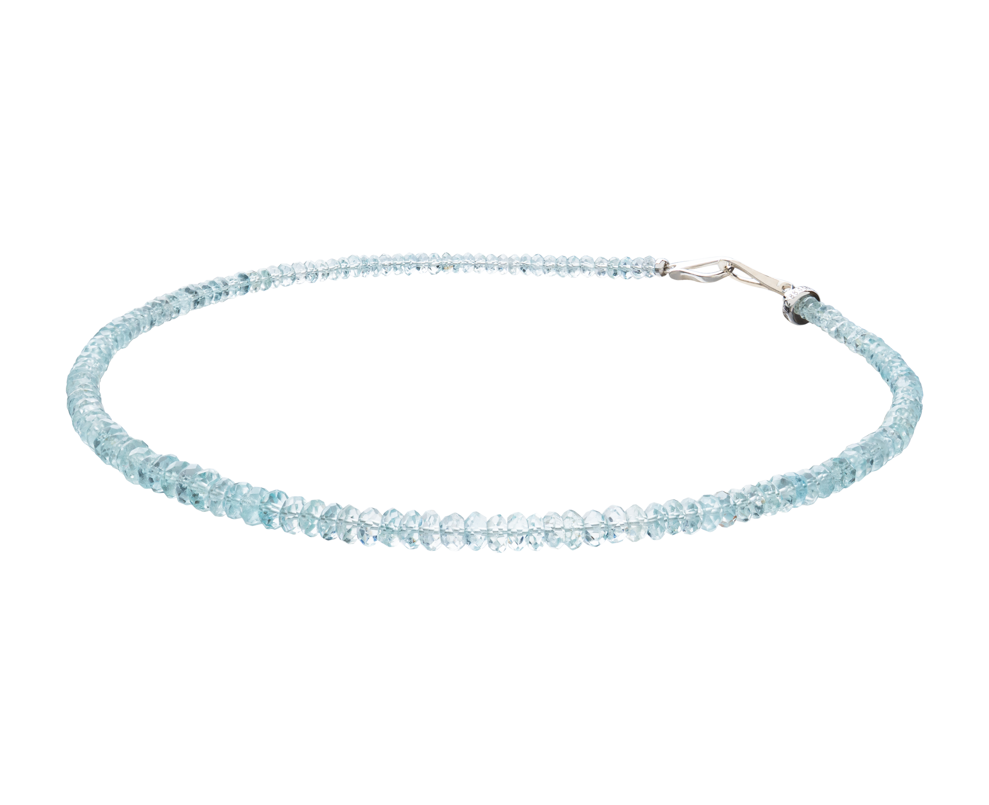 Aqua Mist Aquamarine Necklace