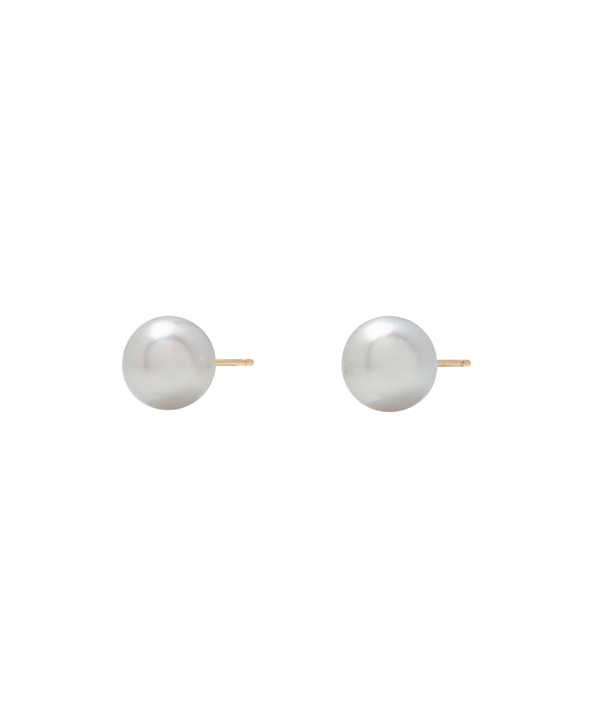 Akoya Pearl Natural Grey Ear Studs