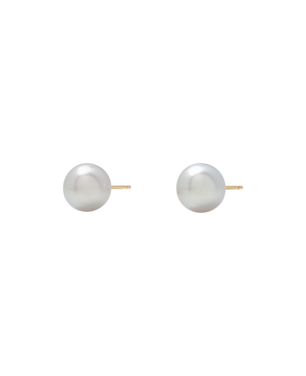 Akoya Pearl Natural Grey Ear Studs
