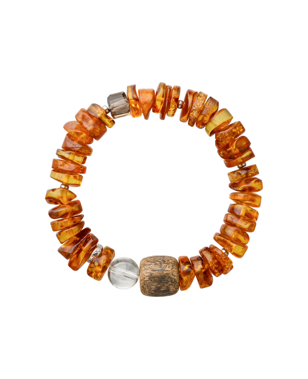 Amber x Agarwood Bracelet