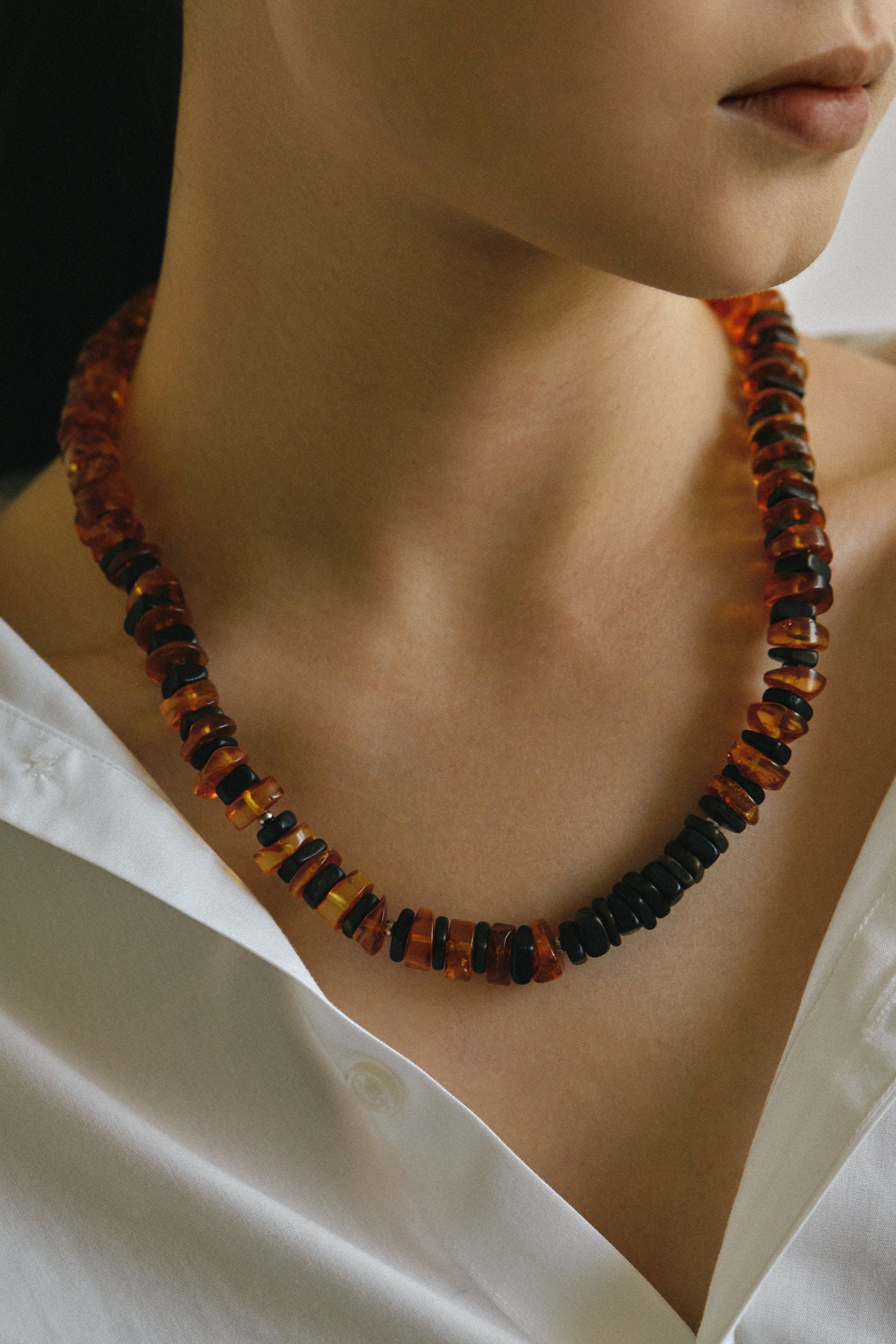Amber x Agarwood Necklace