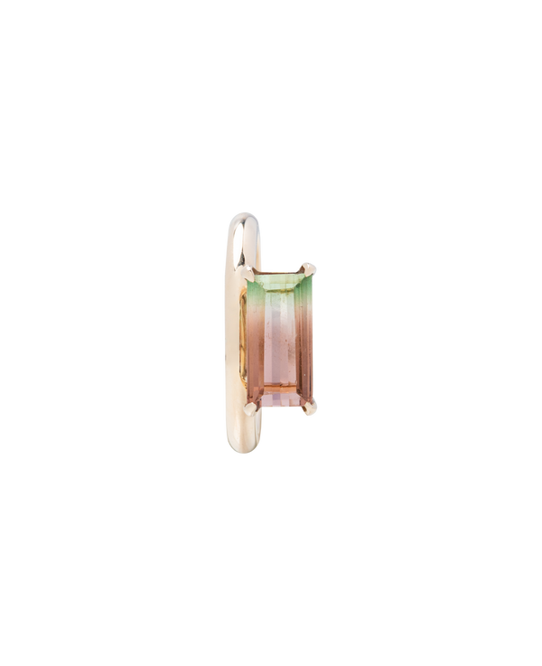 Bi-Color Tourmaline Floating Bar Ring