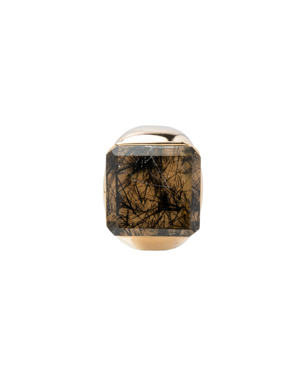 Ice Cube Black Rutiled Exclusive Ring