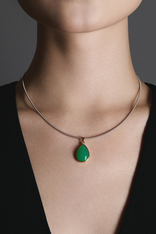 Chrysoprase Pendant