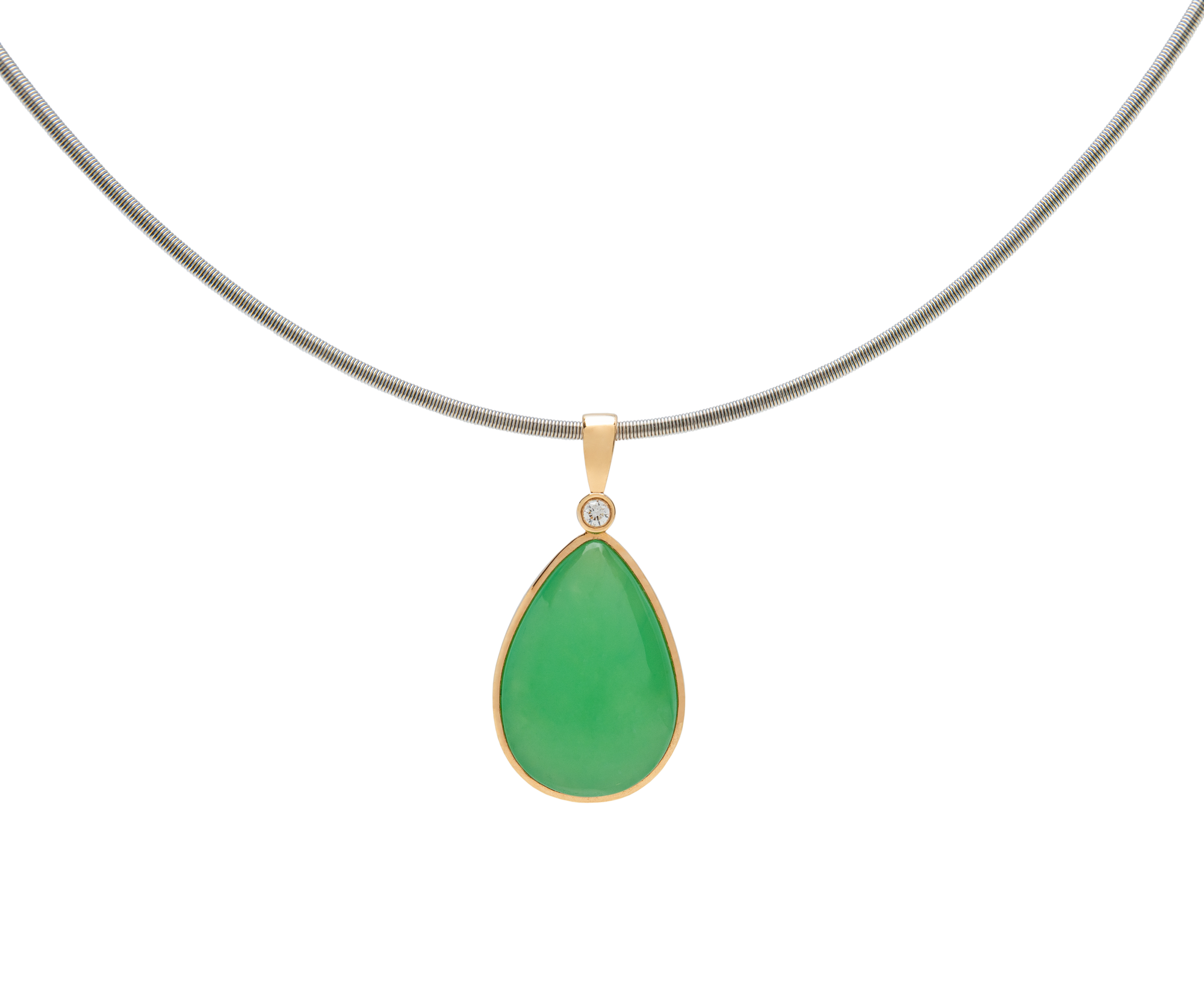 Chrysoprase Pendant