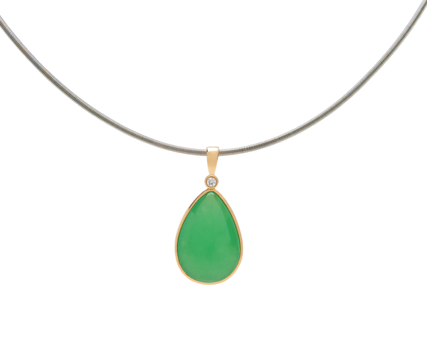 Chrysoprase Pendant