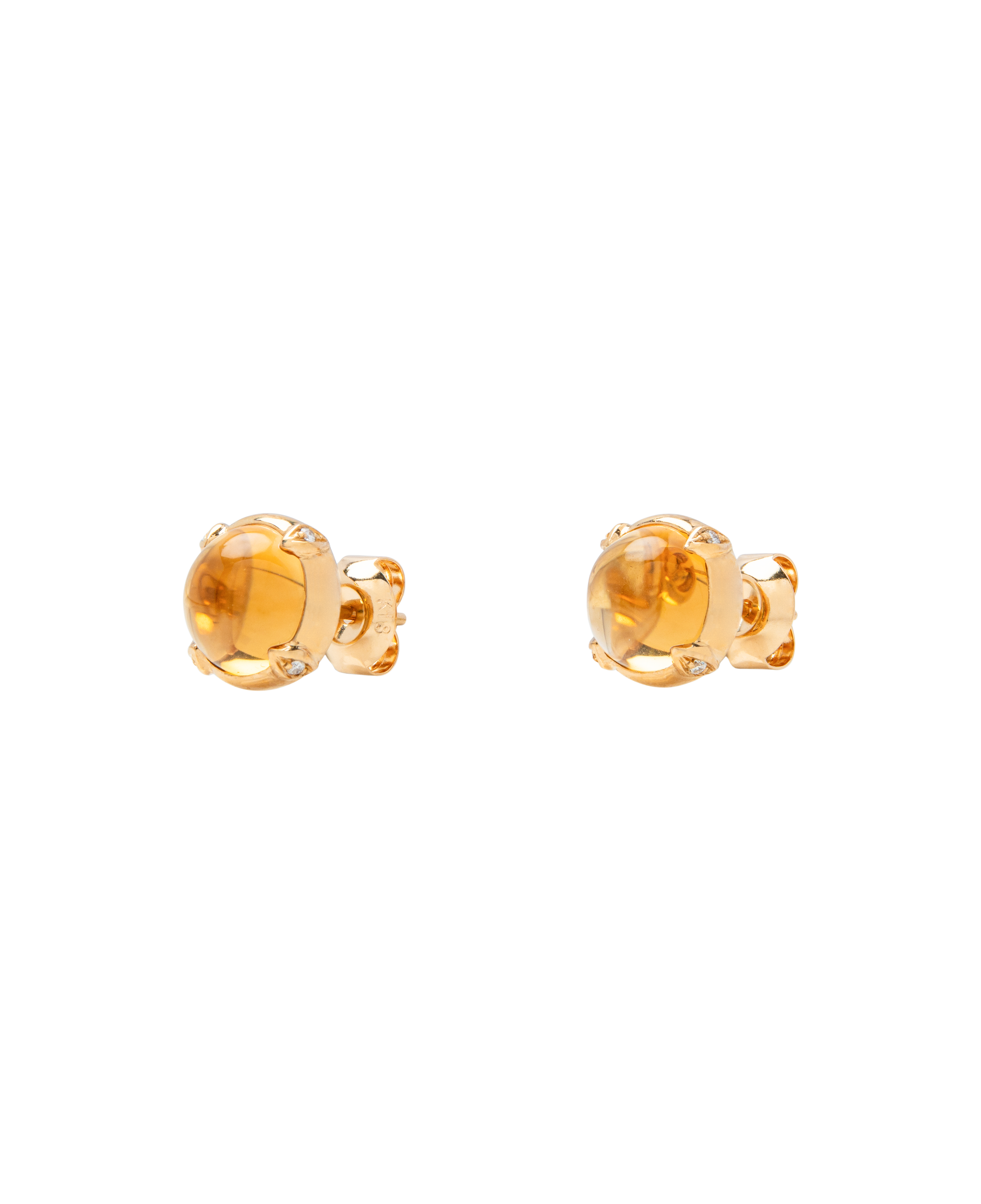 Josephine Citrine Ear Studs
