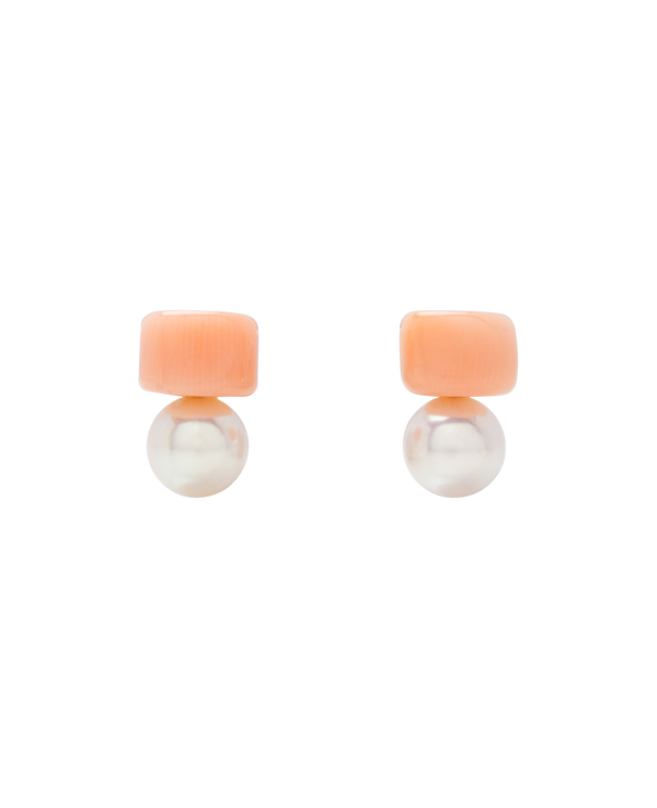 Momo Pearl Duo Studs