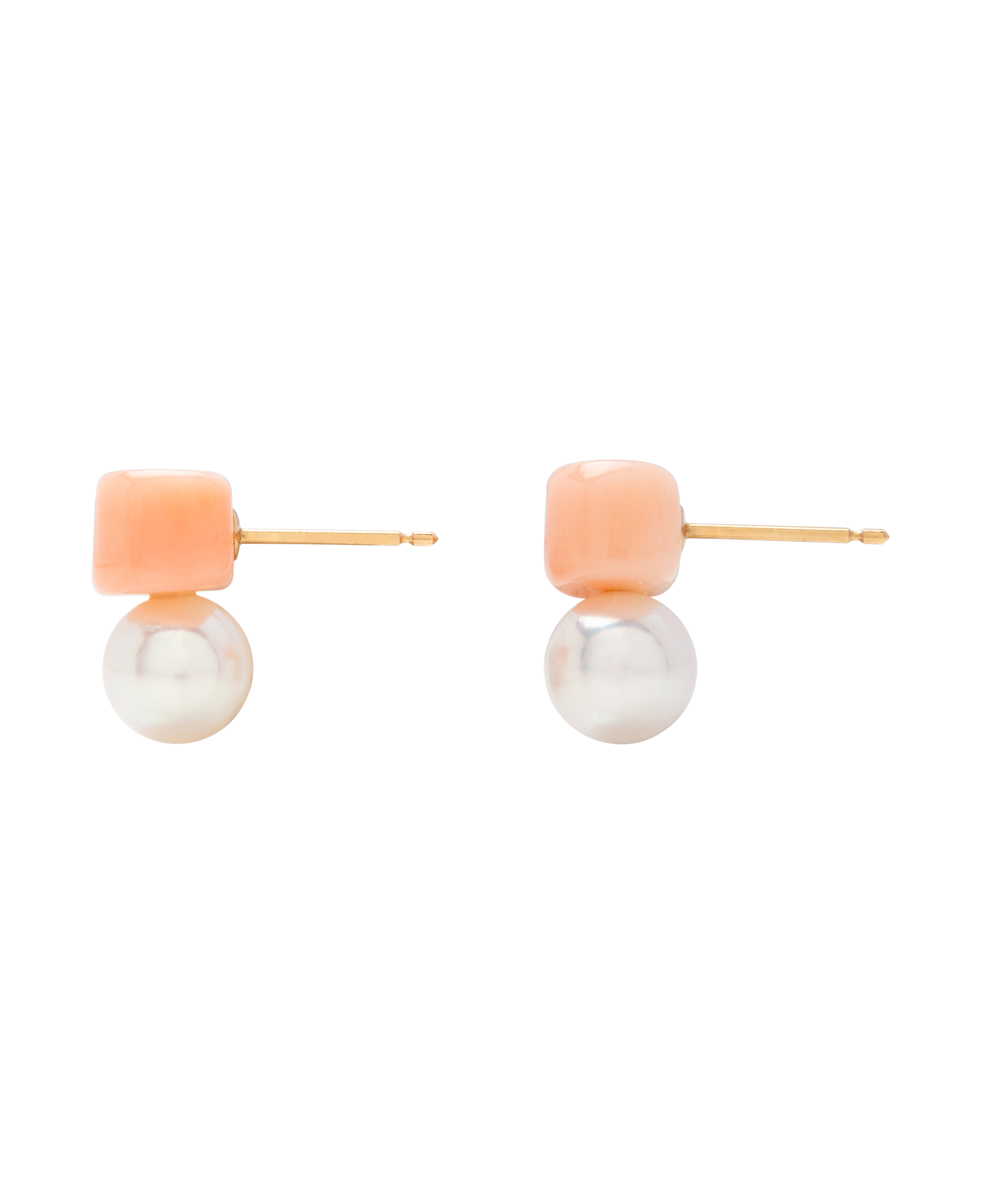Momo Pearl Duo Studs