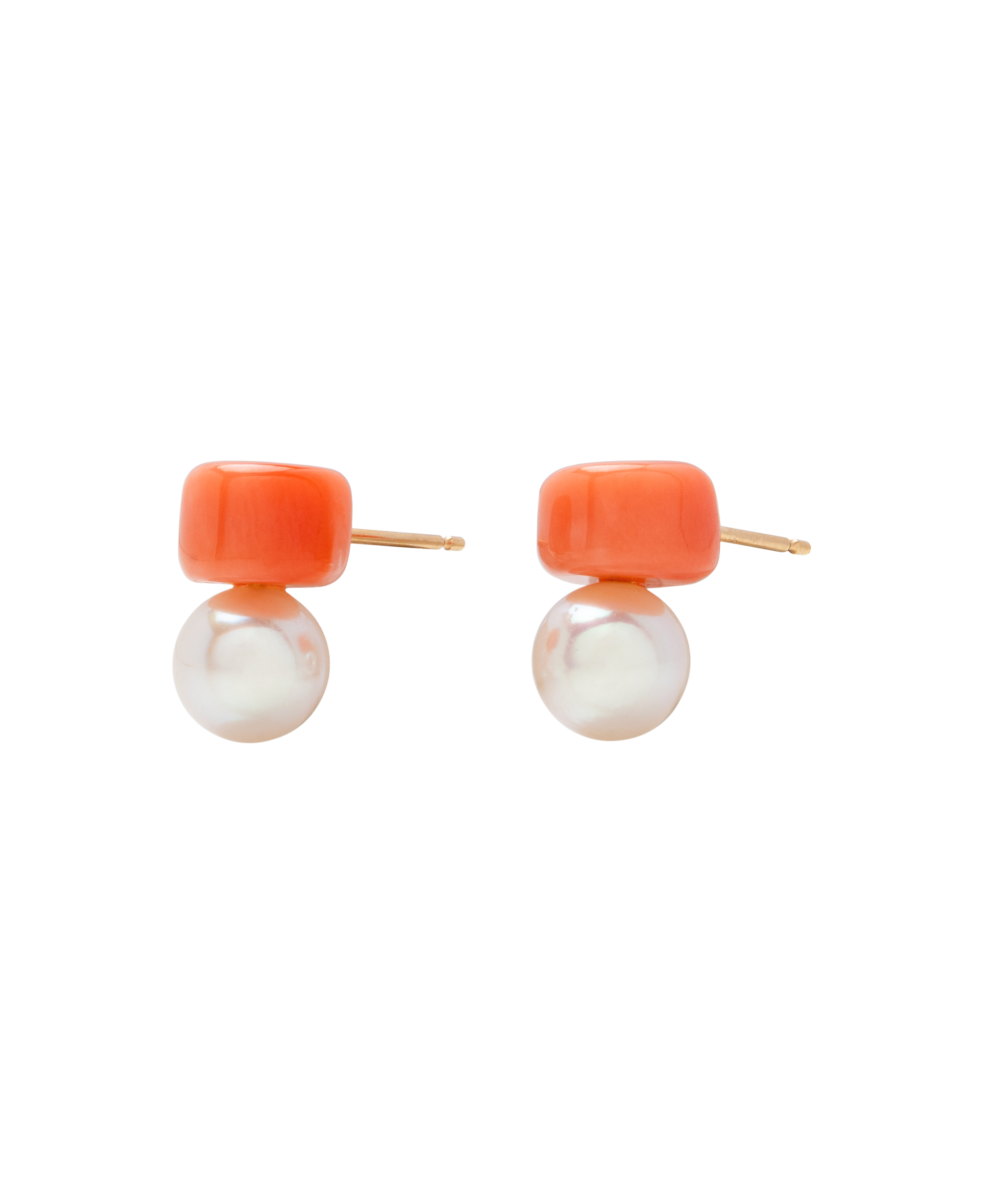 Momo Pearl Duo Studs