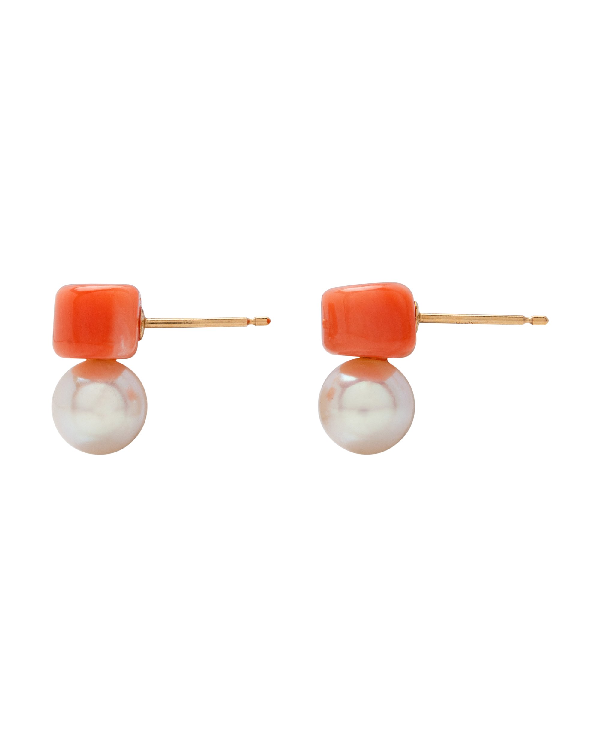 Momo Pearl Duo Studs