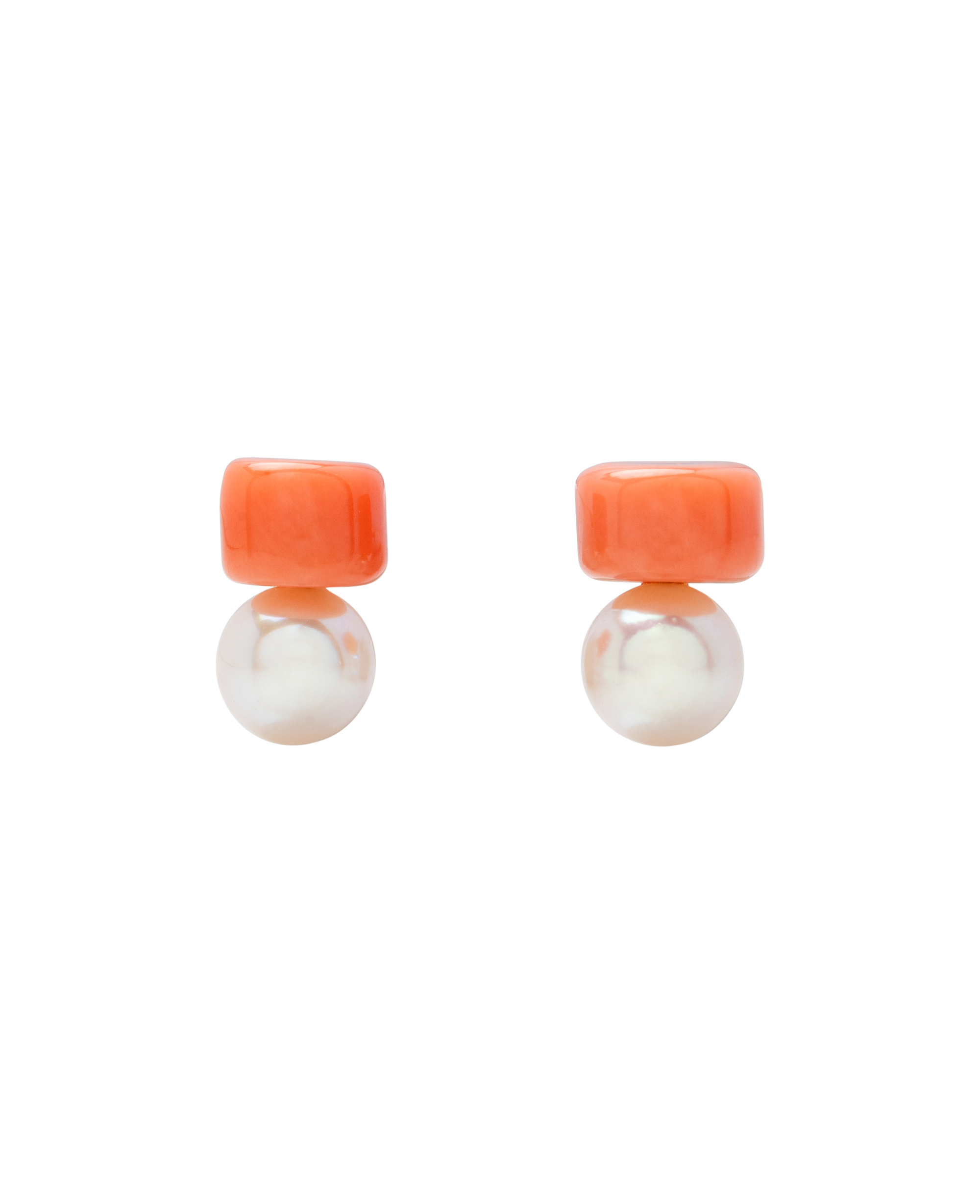 Momo Pearl Duo Studs