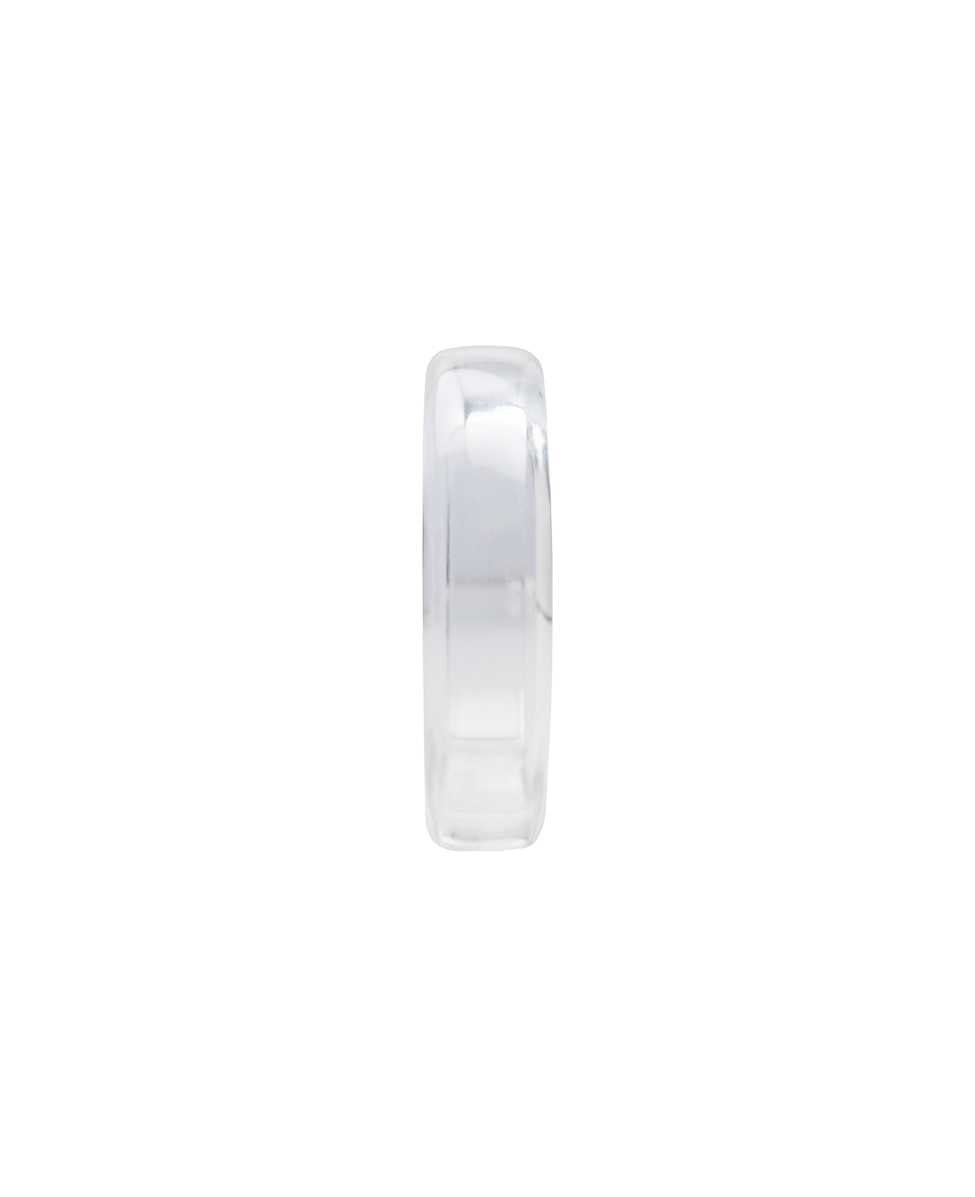 Flat-Cut Rock Crystal Ring