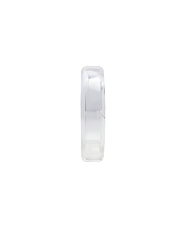 Flat-Cut Rock Crystal Ring
