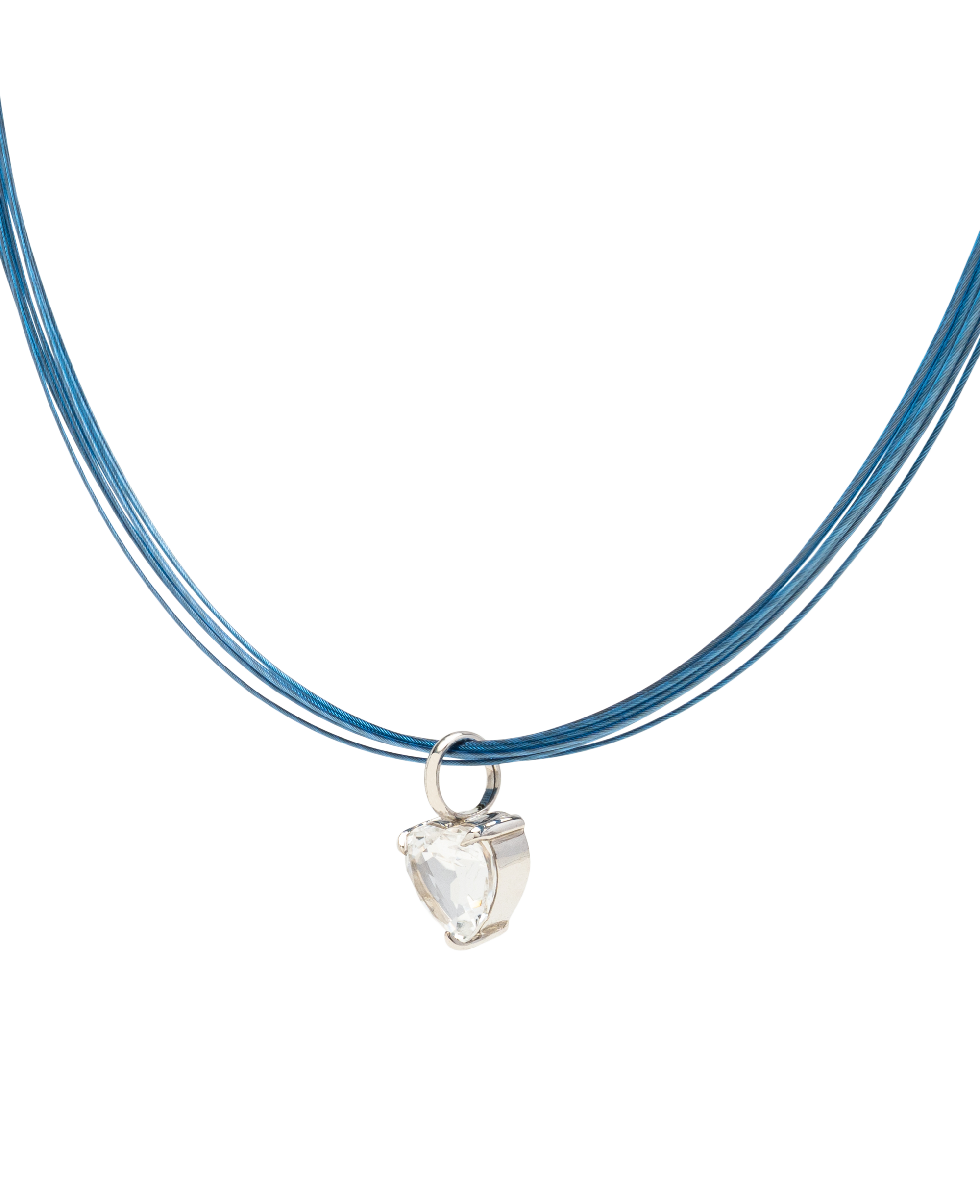 White Noise Beat Pendant Necklace