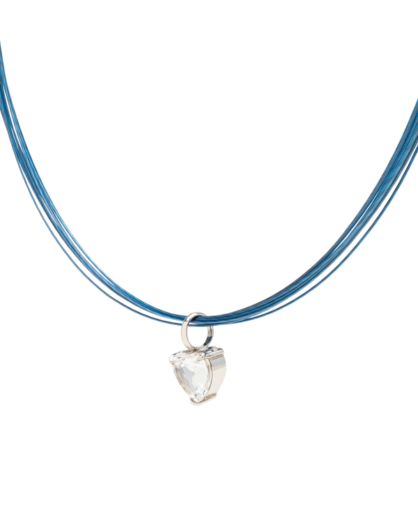 White Noise Beat Pendant Necklace