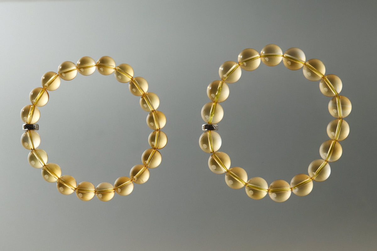 Citrine Premium Bead Bracelet