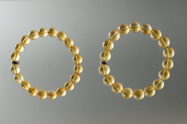 Citrine Premium Bead Bracelet