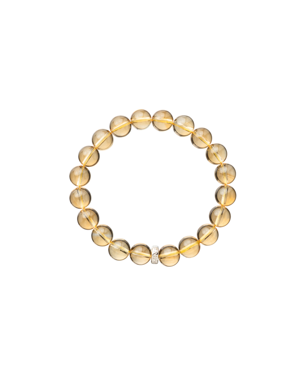 Citrine Premium Bead Bracelet