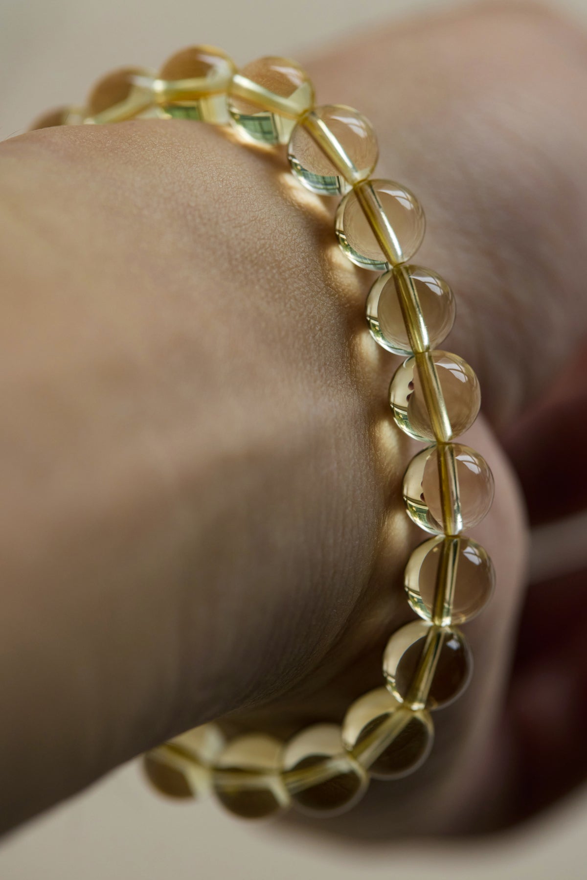 Citrine High Grade Plus Bead Bracelet