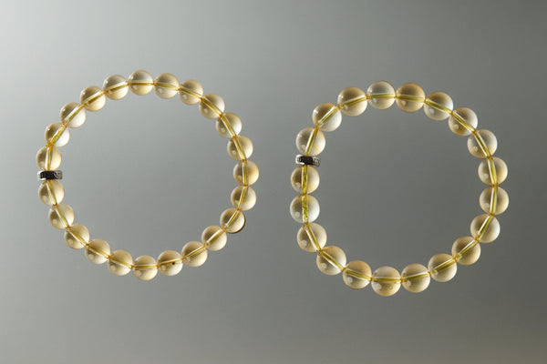 Citrine High Grade Plus Bead Bracelet