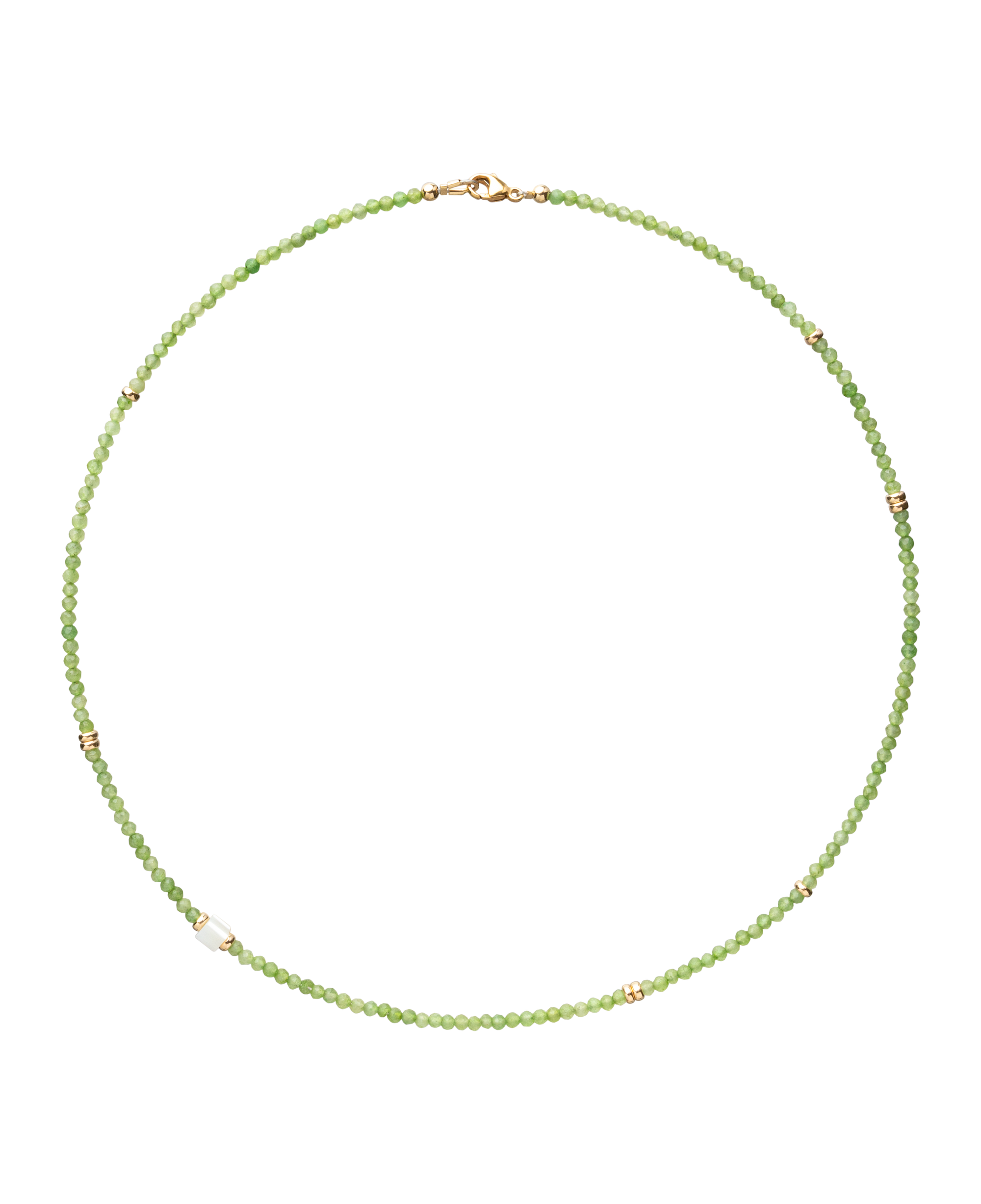Canadian Jade x Shell Necklace