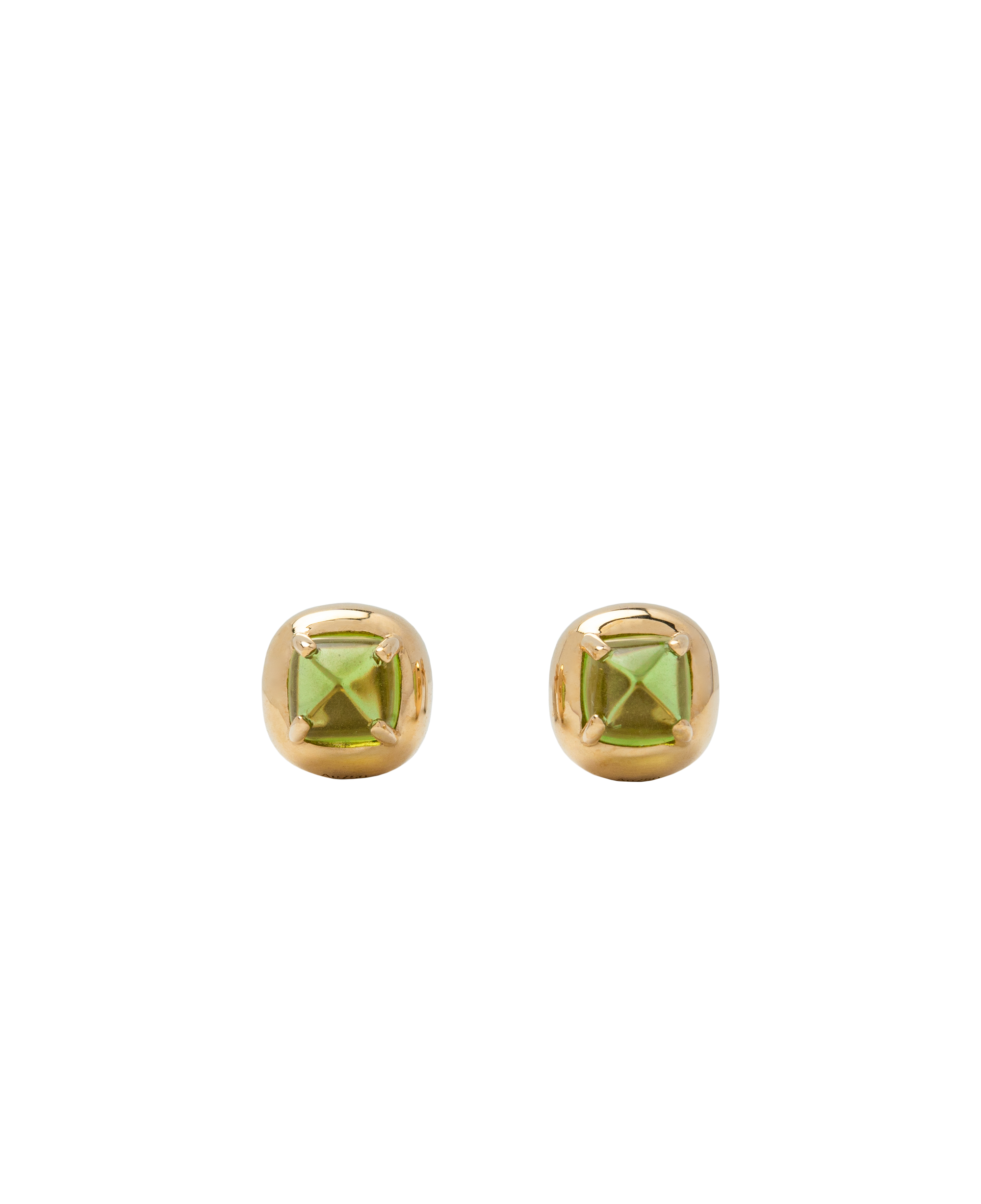 Candy Olivine Ear Studs 18k