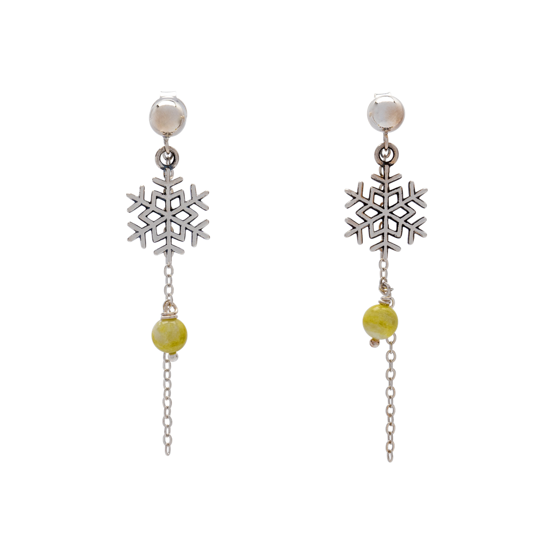 Snowflake Holiday Earrings - Yukimoto