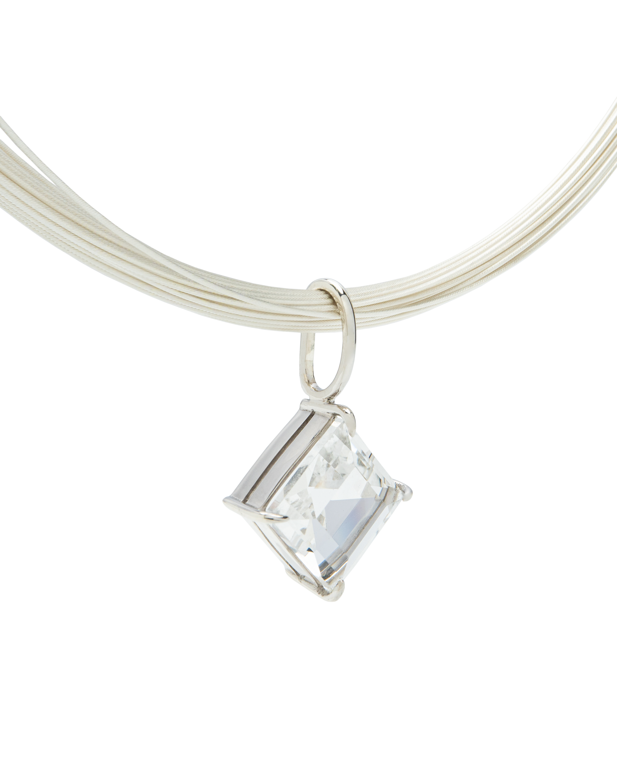 Eden Layering Rock Crystal Pendant Necklace