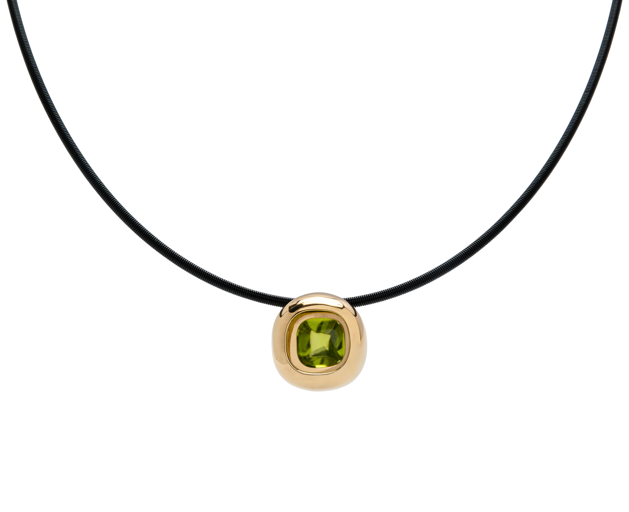Candy Olivine Pendant 18k
