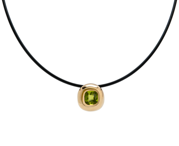 Candy Olivine Pendant 18k