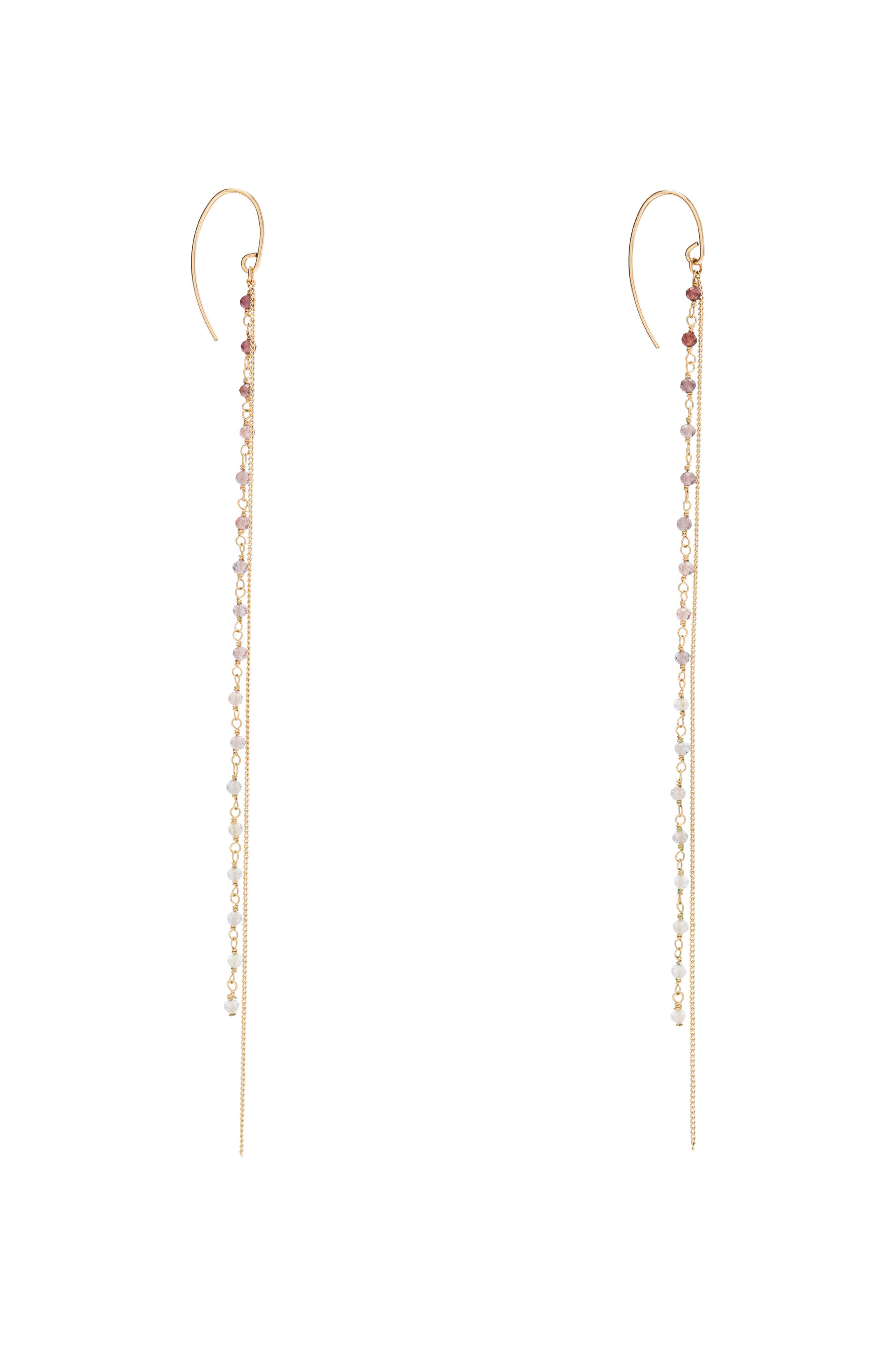 Candy Spinel Elongate Earrings