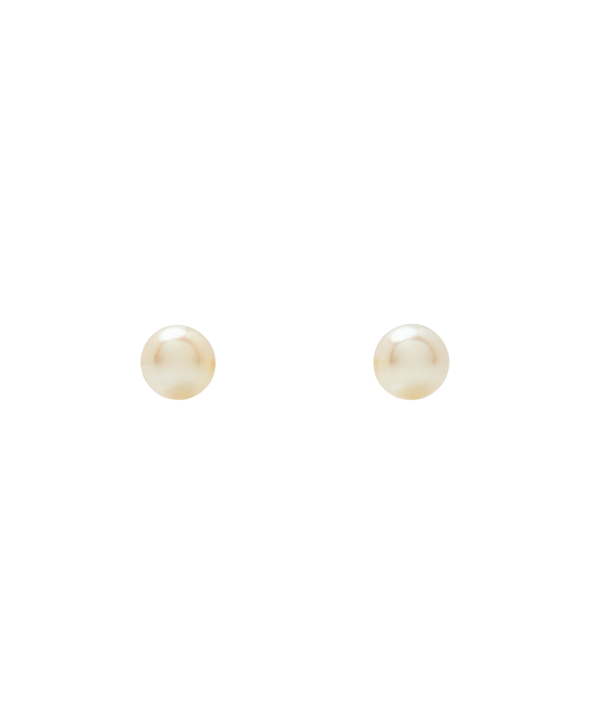 Champagne Gold Akoya Pearl Ear Studs