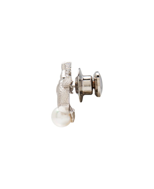 Gentle Pony Brooch with Akoya Pearl