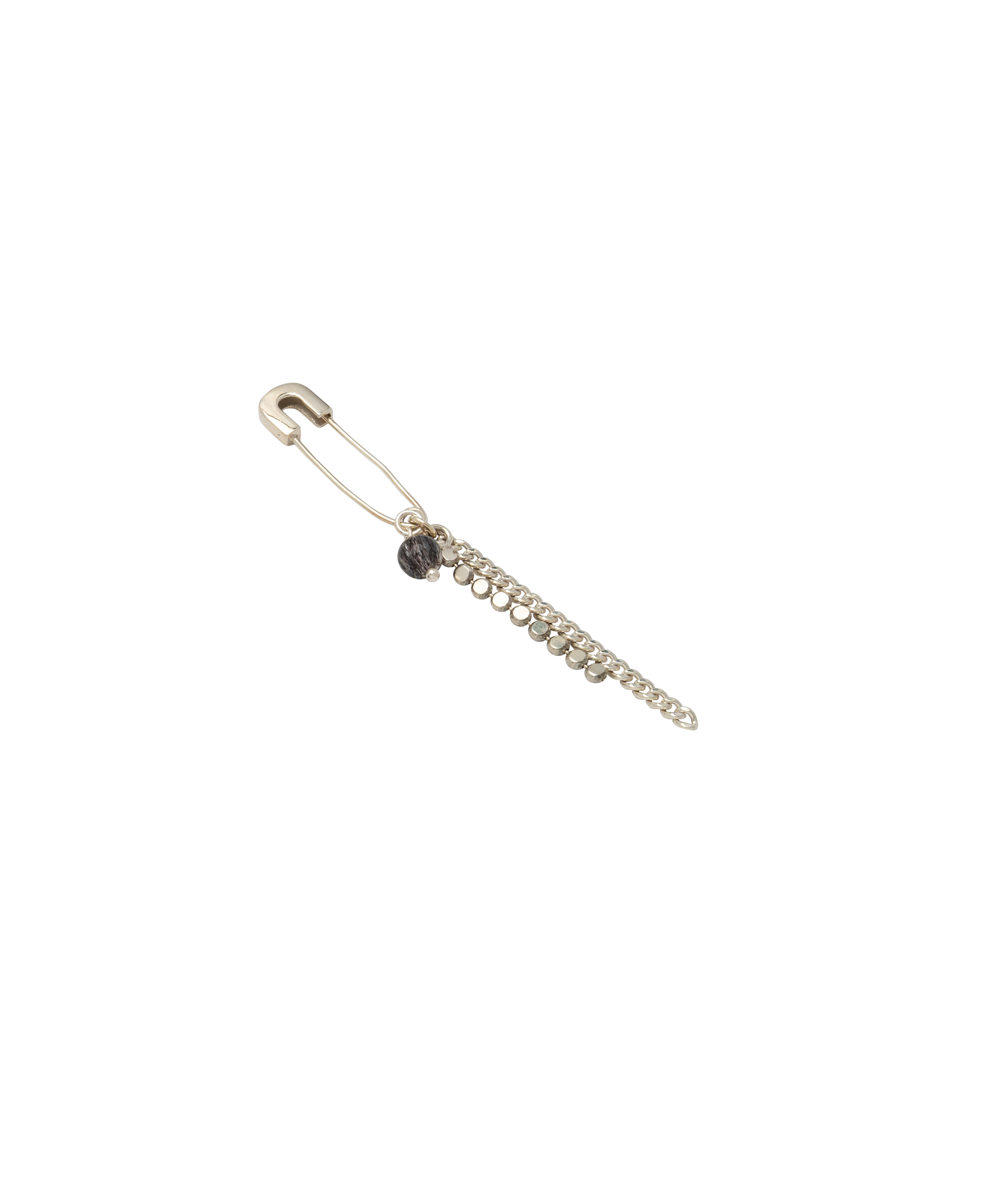 S7 Black Sovereign Pin Earring