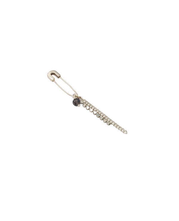 S7 Black Sovereign Pin Earring