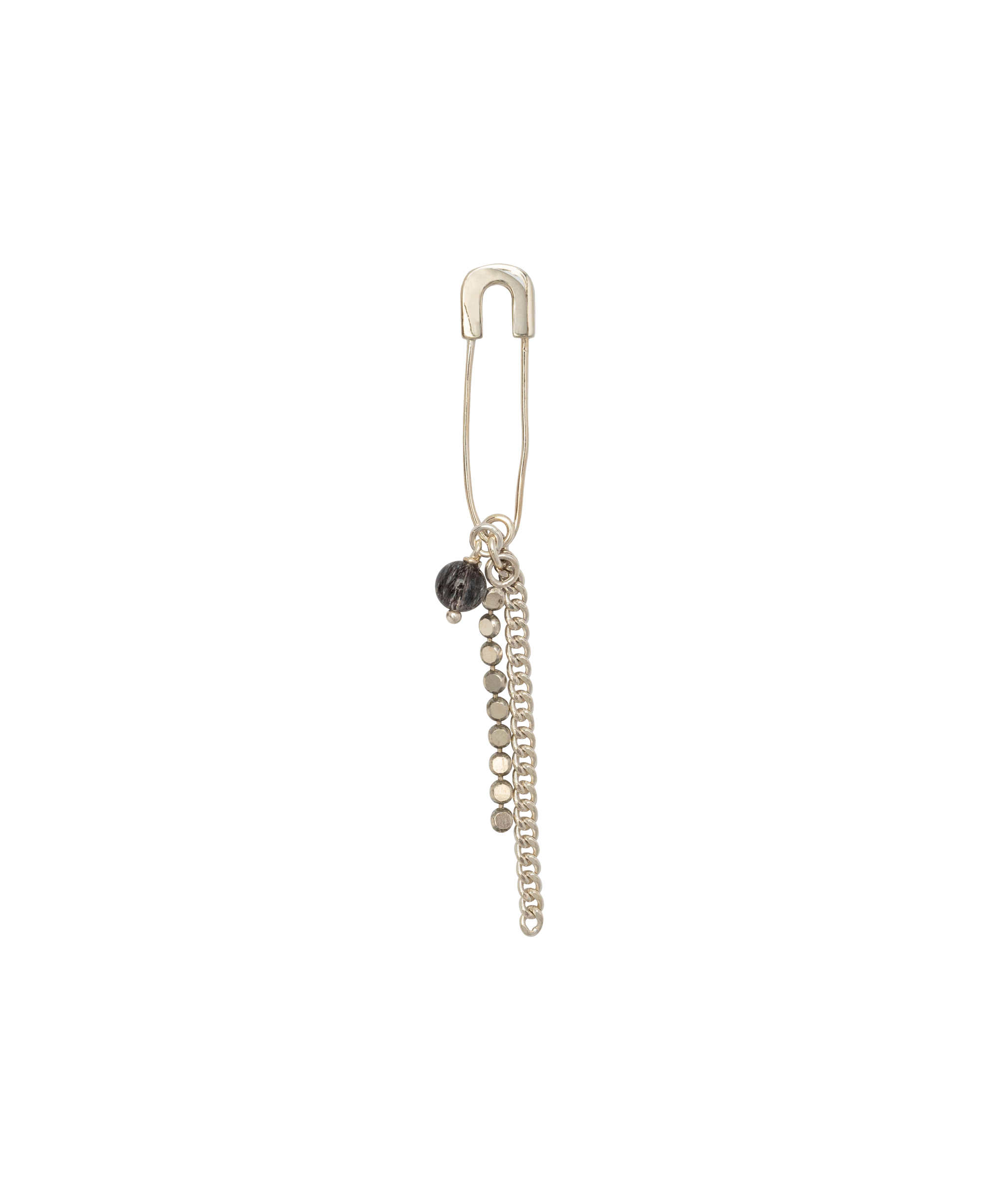 S7 Black Sovereign Pin Earring