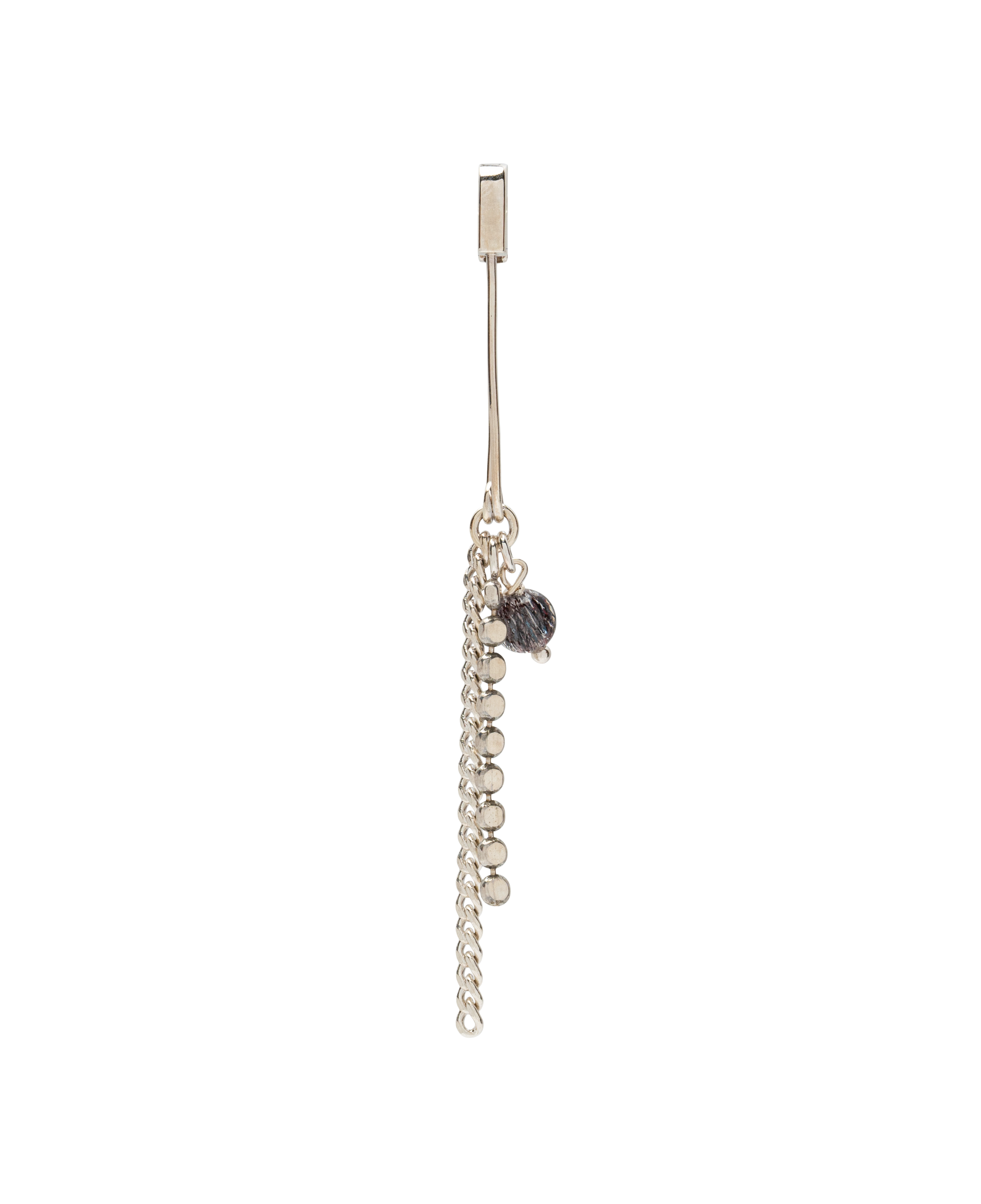 S7 Black Sovereign Pin Earring