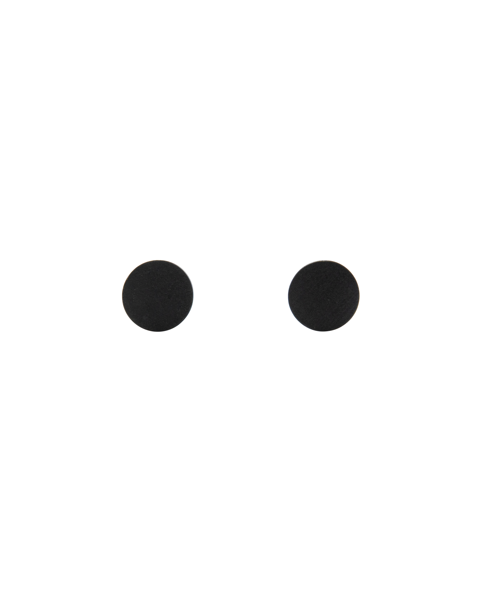 Ebony Wood Ear Studs
