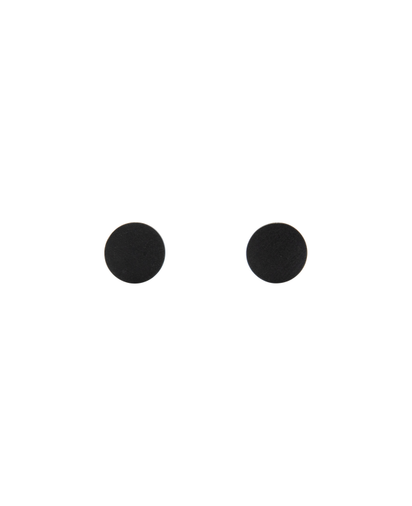 Ebony Wood Ear Studs