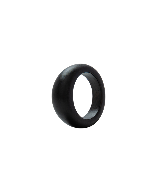 African Ebony Wood Ring