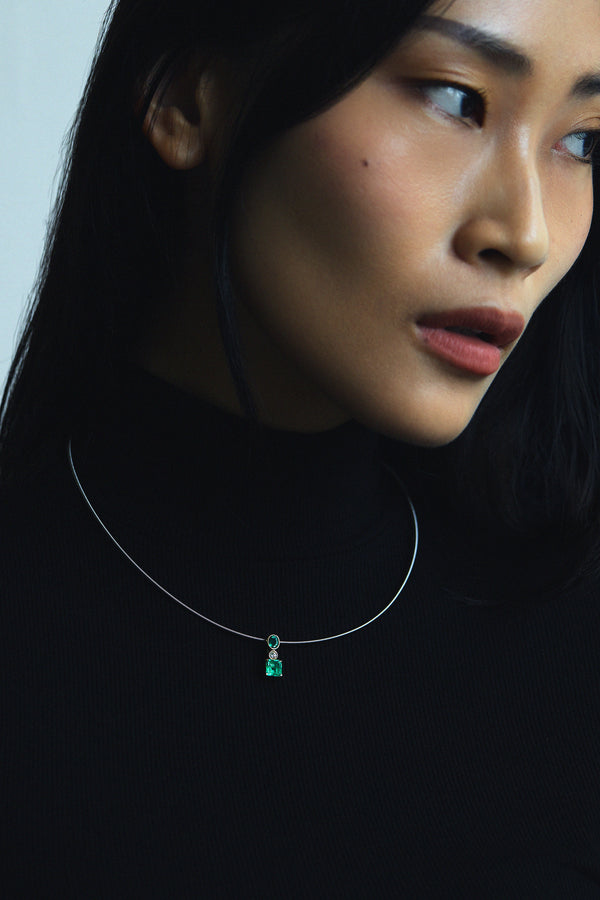Emerald Balance Pendant