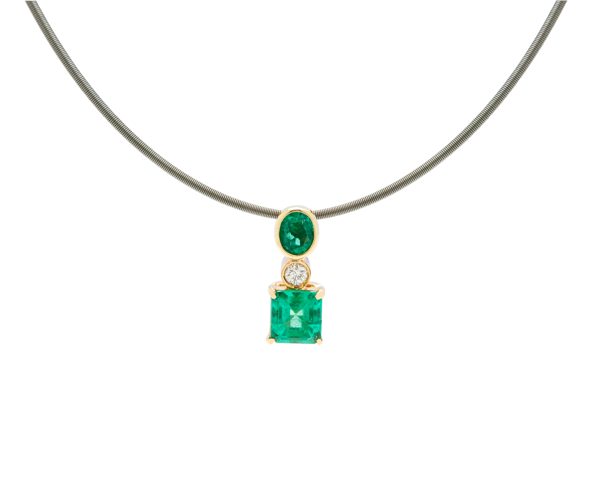 Emerald Balance Pendant