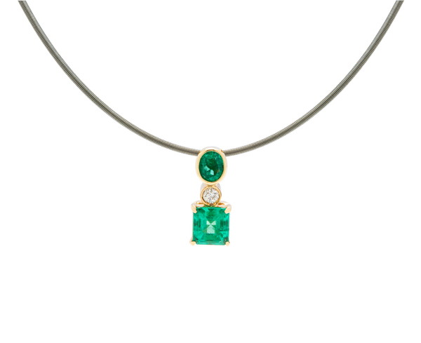 Emerald Balance Pendant