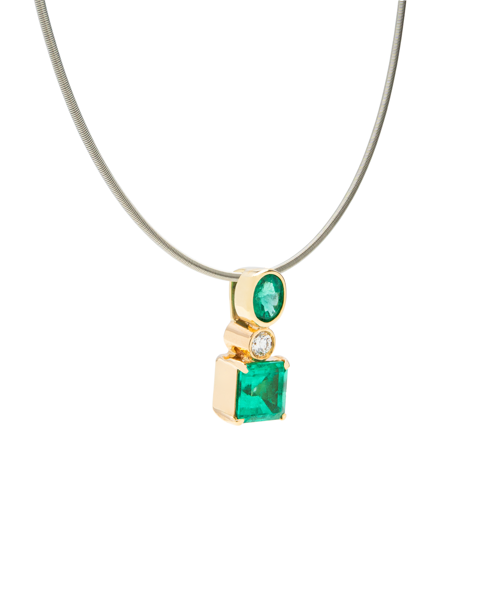 Emerald Balance Pendant